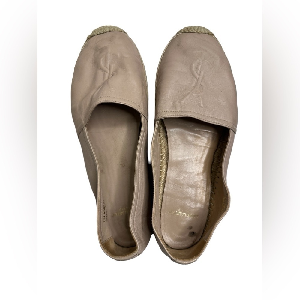 saint laurent espadrilles women Nappa rouse Poudre size 39 - Picture 14 of 16